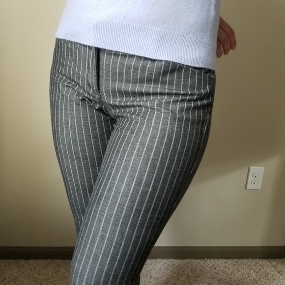 LOW RISE BARELY BOOT TICKING STRIPE PANT LONG - Picture 8 of 8